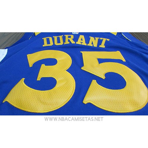 Camiseta Nino Golden State Warriors Kevin Durant NO 35 2017-18 Azul